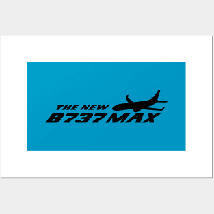 THE NEW B737 MAX Posters and Art